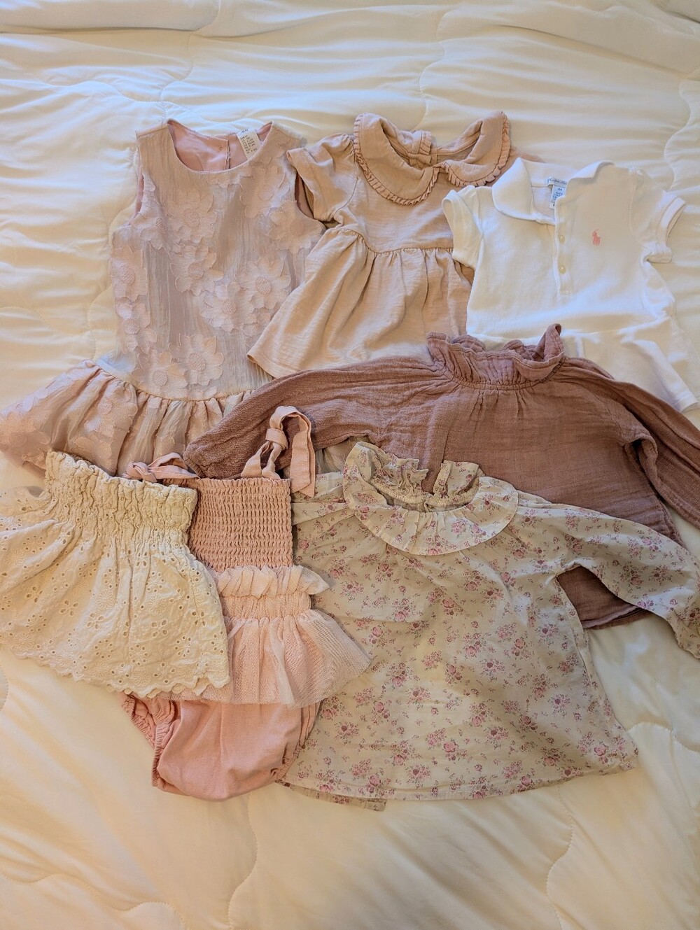 Pretty In Pink Little Girls Bundle 1 Year Old
